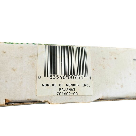 World Of Snoopy Designer Outfit Red Pajamas Bone Pattern For Talking Snoopy - Picture 11 of 11